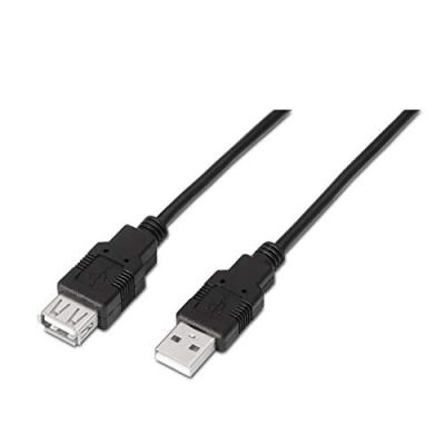 AISENS  Usb A Male To Usb A 2.0 Female Extender 1 M Noir
