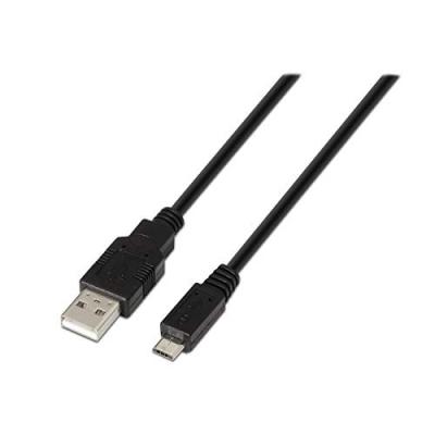 AISENS  Usb A Male To Micro Usb B 2.0 Male 1.8 M Noir