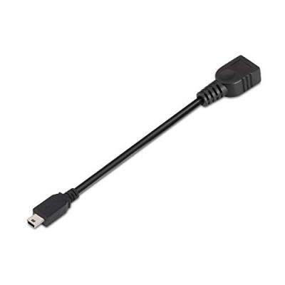 AISENS  Mini Usb-b To Usb-a 2.0 M/f 15 Cm Noir