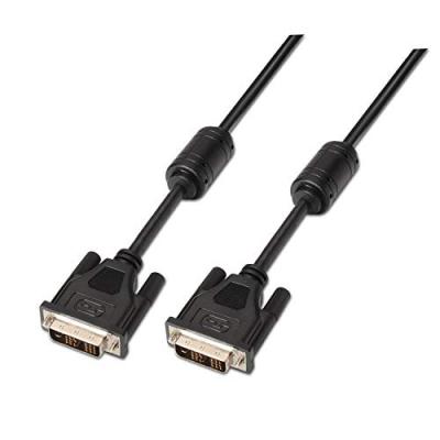 AISENS  - dvi single link 18+1 cable with ferrite, m-m, noir, 1.8m