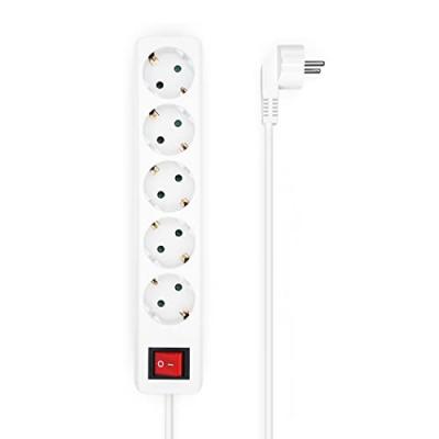 AISENS  A154-0651 Power Strip 5 Outlets With Switch Clair