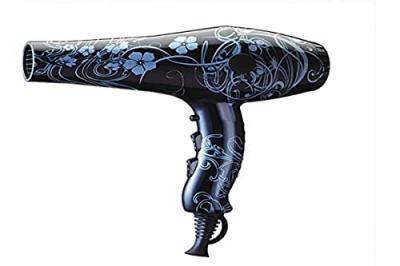 APRO S&egrave;che-cheveux albi pro noir fleurs