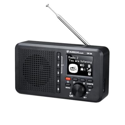 ALBRECHT  DR 86 Radio de table DAB+, FM DAB+, FM rechargeable noir
