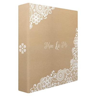 CEANOTHE Album photos pochettes mariage marron 200 photos 11,5x15 cm