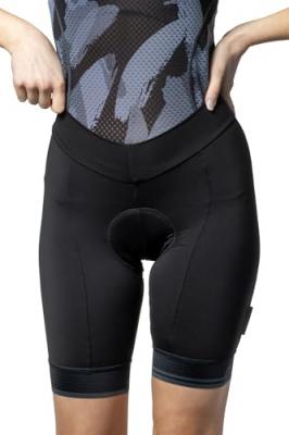 ALE Al&eacute; Women's Solid Classico LL Shorts - Noir-Gris} - M}, Noir-Gris}