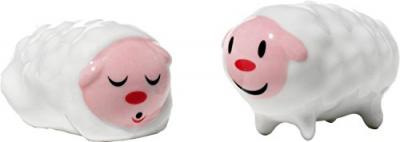 ALESSI A di  - Figurines pour la cr&egrave;che Tiny little sheeps (lot de 2)