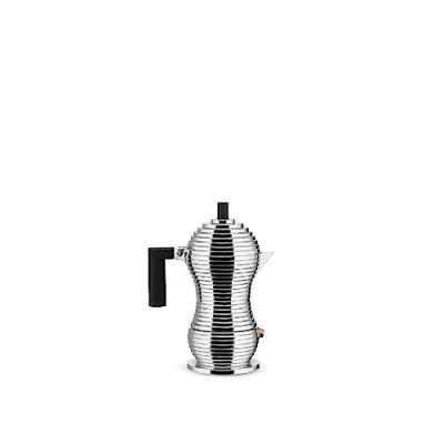 ALESSI  - Cafeti&egrave;re expresso Pulcina, 7 cl, argent / noir