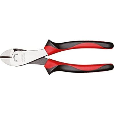  Alicate de corte diagonal de fuerza L 180 mm, mango de 2 componentes