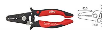 WIHA Pince &agrave; d&eacute;nuder  33471 0.81 &agrave; 2.59 mm&sup2; AWG 10 &agrave; 20