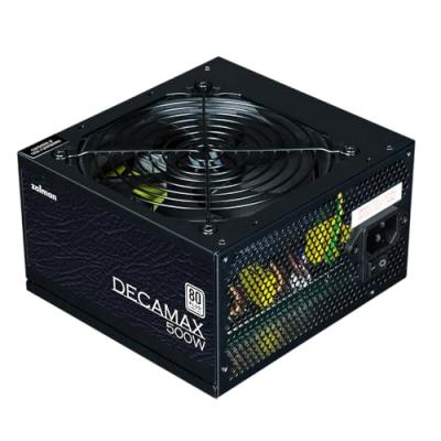 ZALMAN Alimentation PC - DecaMax 500W - 80+ - Non modulaire - Ventilateur 120mm - Noir 