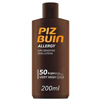PIZ BUIN  Lait Solaire Peaux Sensibles Allergies 200 ml FPS 50 ET PLUS