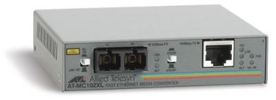 ALLIED TELESIS AT MC102XL - convertisseur de m&eacute;dia &agrave; fibre optique - Fast Ethernet