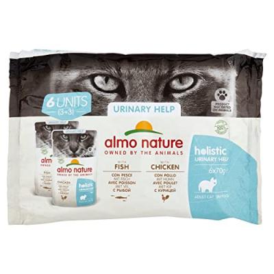 ALMO NATURE HOLISTIC  Urinary Help au poulet et au poisson multipack (6x70g) 6 x 70 g