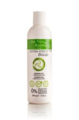 ALYSSA ASHLEY  Gel douche &agrave; l'aloe vera et au bambou Biolab 300 ml