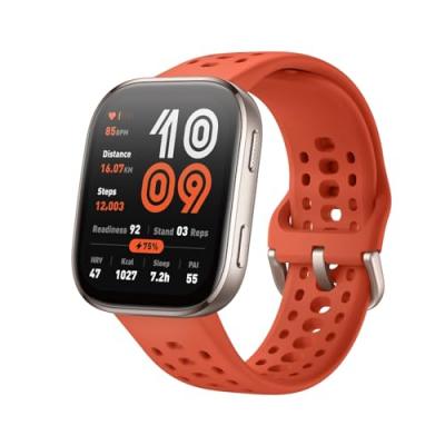 AMAZFIT Montre connect&eacute;e  Bip 6 (1,97""), 2 000 nits, cartographie hors ligne, 140 sports, rouge