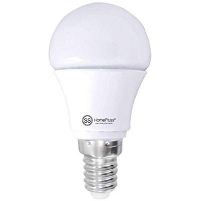 HOMEPLUSS LED E14 SPHERIQUE - 4W BLANC CHAUD - Transparente