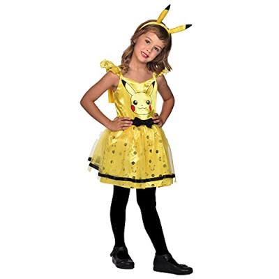  D&eacute;guisement Pikachu Pok&eacute;mon Robe Jaune Fille