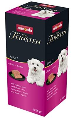 ANIMONDA VOM FEINSTEN  Adult sans c&eacute;r&eacute;ales 6 x 150 g - dinde, agneau