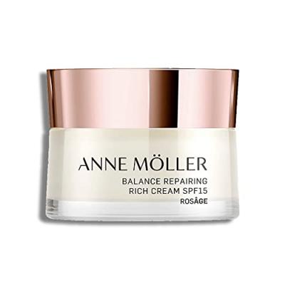 ANNE MOLLER Anne M&ouml;ller Cr&egrave;me Riche R&eacute;paratrice R&eacute;&eacute;quilibrante spf15 Rosage 50 ml