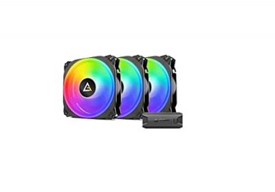 Ventillateur de cabine antec prizm x 120 argb 3+c argb 120 mm 3 uds