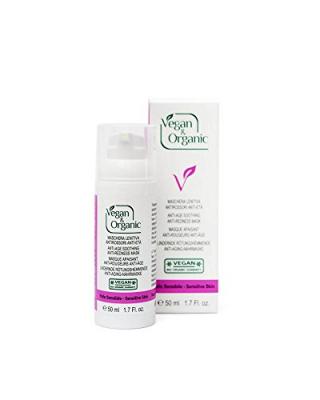 VEGAN & ORGANIC  Masque Visage R&eacute;g&eacute;n&eacute;rant Anti-Irritations 50 ml