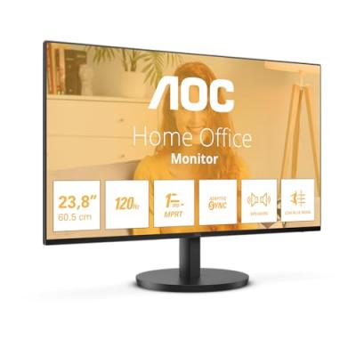AOC Monitor  24B3QA2 24"" FHD 120Hz IPS Adaptive Sync Noir