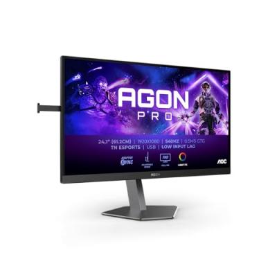 AOC Ecran PC  AG246FK 24.5"" FHD/540Hz/F-TN/0.3ms/Pivot/Adap Sync#