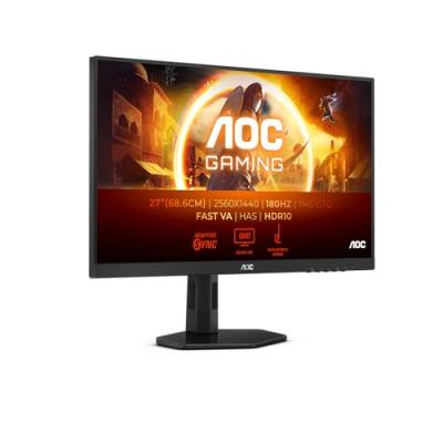 AOC  G4 Q27G4XNE &eacute;cran plat de PC 68,6 cm (27 ) 2560 x 1440 pixels Quad HD LED Noir, Gris - Neuf