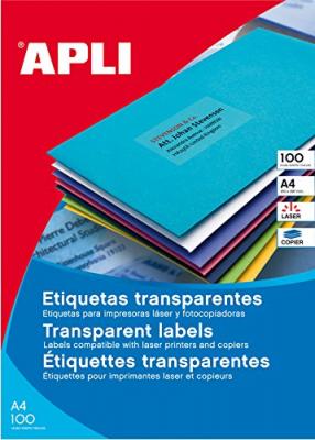 GENERIQUE Apli 809741 Blister Pack de 20 Feuilles d'Etiquettes polyester