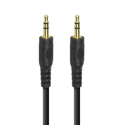APM  418016 - Cordon Jack 3,5Mm Stereo M&acirc;le/M&acirc;le - 5m - Noir