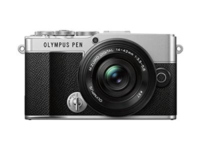 Olympus PEN E-P 7 Pancake Zoom Kit Argent