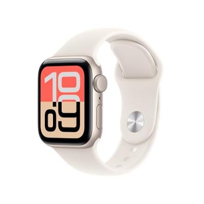 Apple Watch SE 3 GPS 40 mm Aluminium Lumi&egrave;re Stellaire Bracelet Sport Lumi&egrave;re Stellaire S/M 