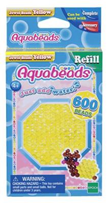 AQUABEADS  - 32688 - La recharge perles &agrave; facettes jaune