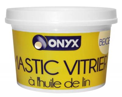 ONYX Mastic vitrier &agrave; l'huile de lin - beige - 1 kg - 