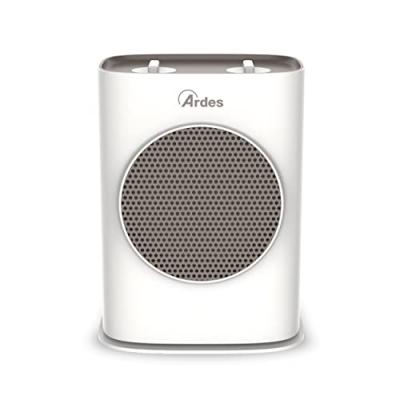 ARDES Chauffage Soufflant AR4P03O Thermostat 1500W C&eacute;ramique Oscillant Blanc