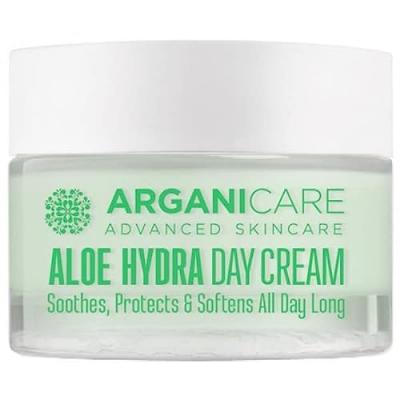 ARGANICARE  Cr&egrave;me de Jour Hydratante & Anti-rides Aloe Vera 