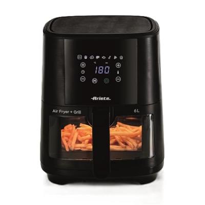 ARIETE  4626/00 Unique 6 L Autonome 1300 W Friteuse d'air chaud Noir
