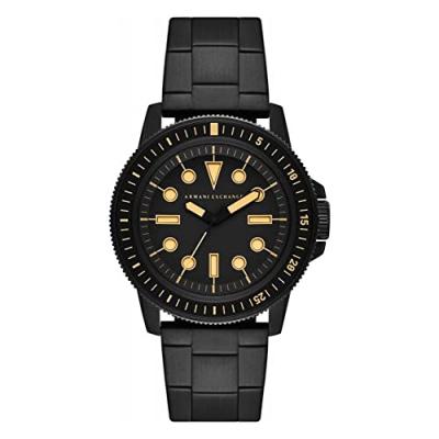 ARMANI EXCHANGE  Montre Noir Analogique Hommes Leonardo Ax1855