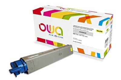 Toner laser compatible OKI 43459329 - OWA - Jaune