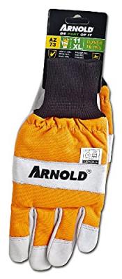ARNOLD Gants de protection anti-coupures en cuir CS-1 pour tron&ccedil;onneuse - Taille 11 - 