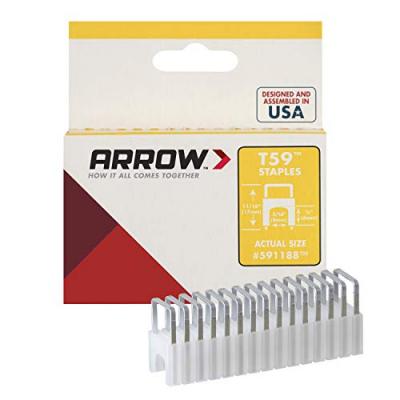 ARROW  - 1 Boite de 300 Agrafes Cavaliers isol&eacute;s 17mm T59
