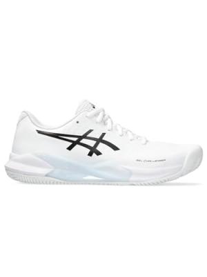 ASICS  Homme Gel-Challenger 14 Padel Sneaker, White/Black, 41.5 EU