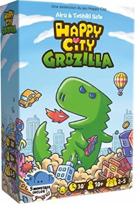 ASMODEE Jeu Cocktail Games Happy City : Grozilla- - Jeu de soci&eacute;t&eacute;