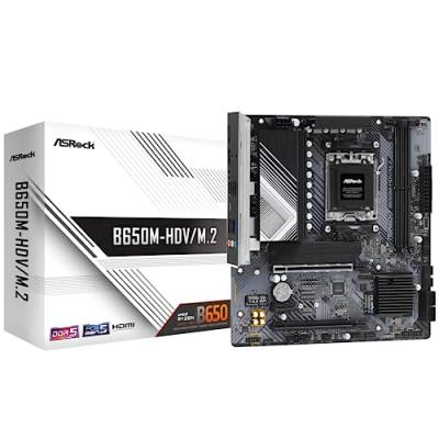 ASROCK  B650M-HDV/M.2 AMD B650 Emplacement AM5 micro ATX