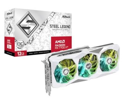 ASROCK Amd radeon rx 7700 xt steel legend 12gb oc RX7700XT SL 12GO