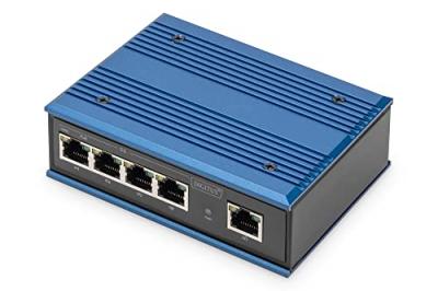 DIGITUS Conmutadorpoe gb industrial 4 ports 4016032458876