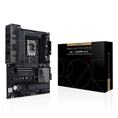 ASUS Carte m&egrave;re  proart b660-creator d4 lga1700 atx