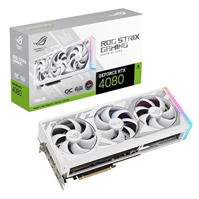 ASUS NVIDIA GeForce  RTX 4080 ROG Strix WHITE 