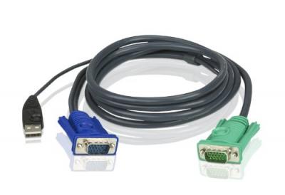 ATEN  C&acirc;ble KVM USB 1,2m avec SPHD 3 en 1 - 1,2 m - VGA - 2L-5201U