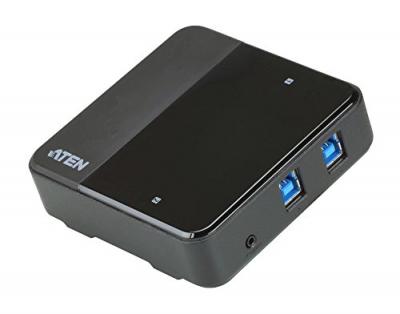 ATEN  US3324 HUB 4 ports USB 3.1 Gen1 partag&eacute;s 2 PC/MAC Type-C+A